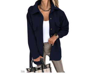 Autumn Winter Long Sleeve Female Warm Business Blazer Jackets Coat