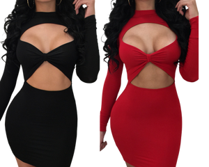 Bodycon crop tops Dress