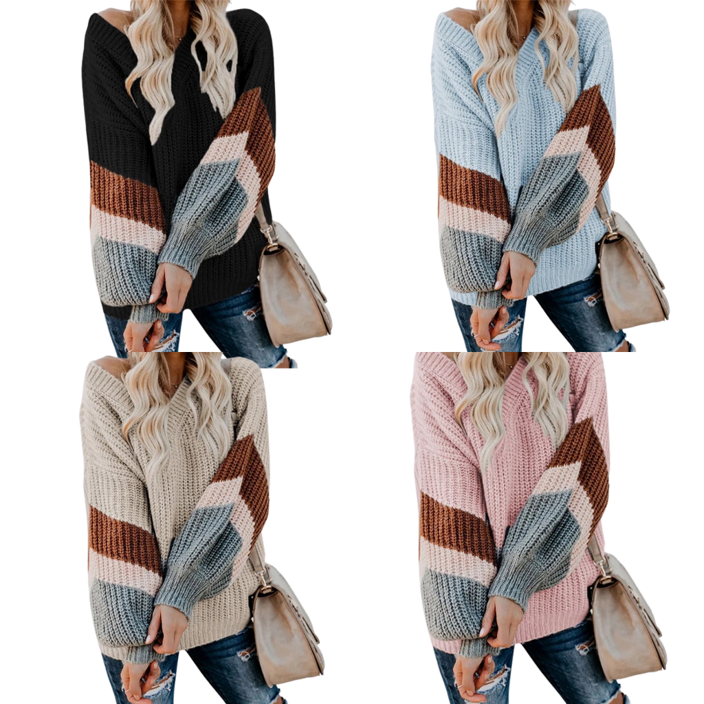 Fall Patchwork Sweater